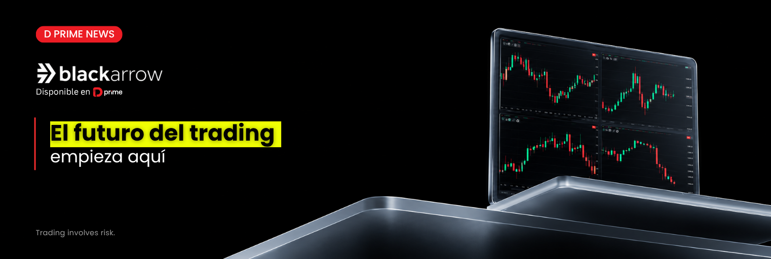 Plataforma de trading BlackArrow para traders de LATAM con gráficos avanzados y acceso multi-activo